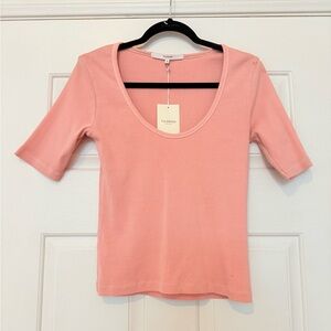 Tularosa Green Stretch Short-Sleeve Top